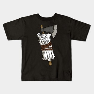 Fasces, axe and bones. Kids T-Shirt